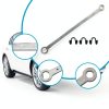 MOTOQUEEN Wastegate Actuator Stainless Steel Turbo-5
