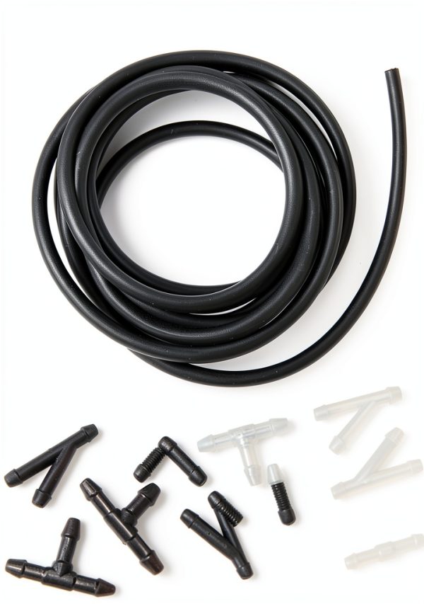 JAMCARI Windshield Washer Hose Kit Rubber Automotive-0