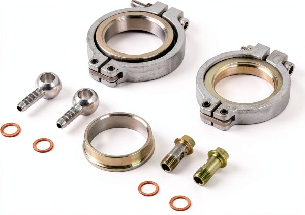 DNA Motoring 44mm V-Band Wastegate Kit for Turbo-5