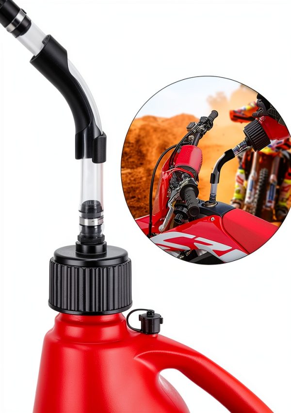 Racing Fuel Jug Hose HMPBEFU Black PVC Durable-5