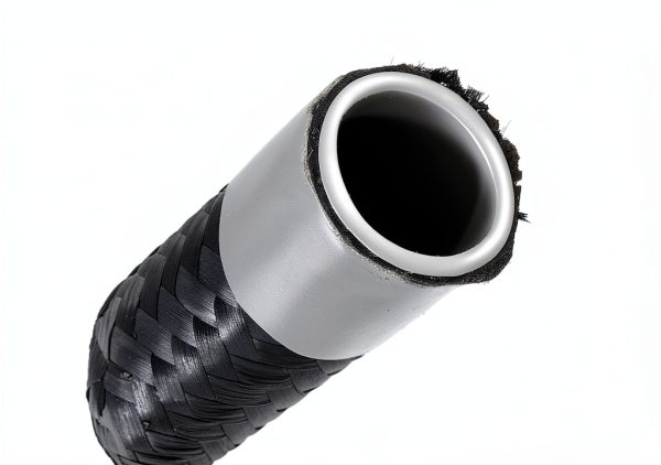 PTFE Fuel Hose EVIL ENERGY 4AN Black Nylon Braided 20ft High Pressure-2
