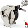 Fuel Hose Reel FADHOLE FHREEL Gray 1" x 33ft Automatic Retractable-0
