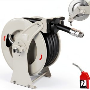 Fuel Hose Reel FADHOLE FHREEL Gray 1" x 33ft Automatic Retractable-0
