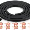 Fuel Hose Tikimoon Quarter Inch ID 0.47 OD 10ft Black NBR YG001-0