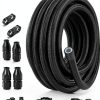 PTFE Fuel Hose EVIL ENERGY 20ft Black 12AN High Pressure 3000psi-0
