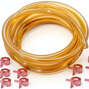 SOOGIF Yellow 10ft Fuel Hose 1/4" ID x 3/8" OD Plastic-0