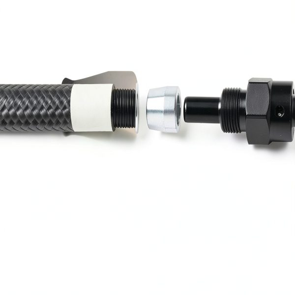 PTFE Fuel Hose EVIL ENERGY 4AN Black Nylon Braided 20ft High Pressure-4
