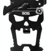 SOG MACV Everyday Carry Portable Compact Steel Keychain Tool | Hardcased Black, 12 Tools in One: Bottle Opener, Screwdrivers-0