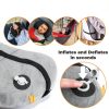 TREKOLOGY Camping Pillow with Removable Cover, Inflatable Pillow for Backpacking, Ultralight Inflatable Camp Pillows for Sleeping Portable Compact Pillow for Hiking Travel-3