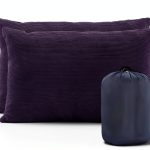 Camping Pillow MOON LENCE 2-Pack Grey Compressible Plush Pillow-0