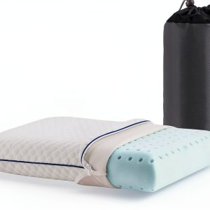 Weekender Gel Memory Foam Camping Pillow Small Travel Cooling 1 Pack-0