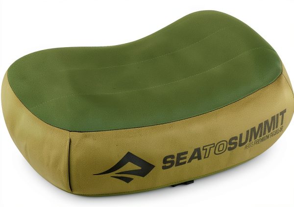 Sea to Summit Aeros Premium Inflatable Travel Pillow, Regular (13.4 x 9.4), Lime-0