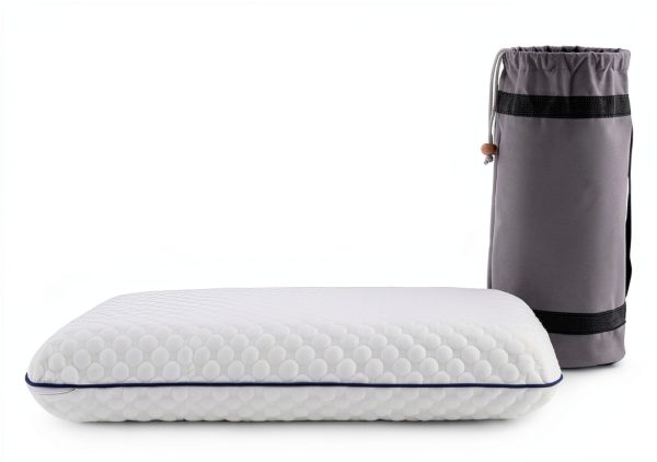 Weekender Gel Memory Foam Camping Pillow Small Travel Cooling 1 Pack-1
