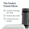 Weekender Gel Memory Foam Camping Pillow Small Travel Cooling 1 Pack-5